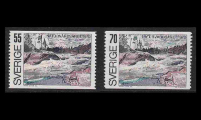 Ruotsi 674-5 ** Luonnonsuojeluvuosi (1970)