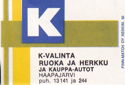 Haapajärvi, K - Valinta Ruoka ja Herkku   6/3