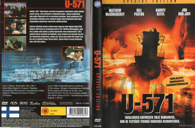 U-571 (5 326) K -FI- DVD suomik. (2) harvey keitel 2000 (2 d