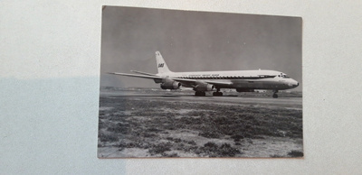 Vanha lentokone kortti, SAS D C - 8 C
