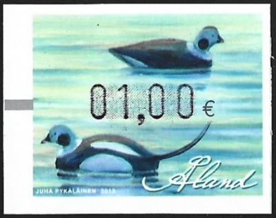 Åland 2013 Houkutuslintuja II FRAMA 1,00 € ** LaPe ATM Å 25