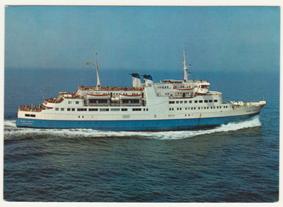 Laivakortti M/S Svea Drott (1966)