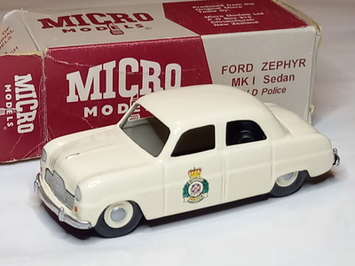 Ford Zephyr MK I Micro Models HYVIN HARVINAINEN