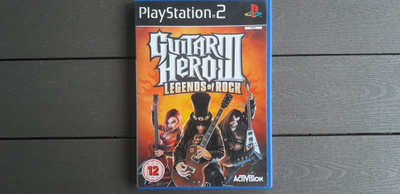 PS2: Guitar Hero III - Legends Of Rock peli (2007)