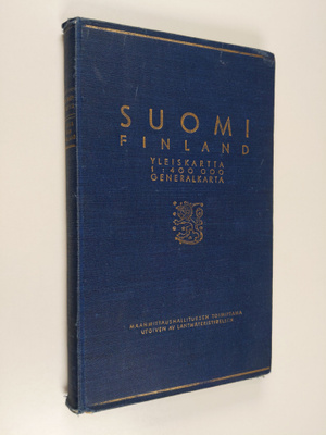 Suomi Finland yleiskartta 1:400000