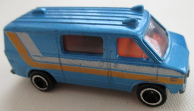 Chevy Van G10 1977 Blue Tomica F22 Japan Edition 1:78