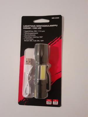 Ladattava minitaskulamppu Osram/Cob LED