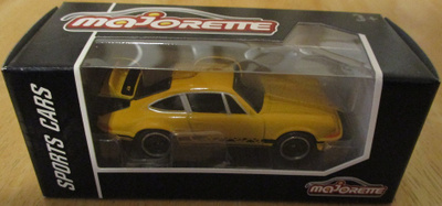 Porsche 911 RS 2.7 Coupe 2 door Yellow 1977 Majorette 1:56