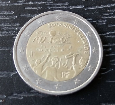RANSKA 2€ juhlaraha 2011 Musiikki festivaali