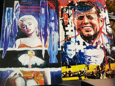 Marilyn ja JFK -sarjakuvalehdet