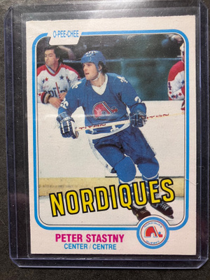 Peter STASTNY Rookie 1981-82 O-Pee-Chee #269 Nordiques
