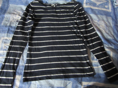 Paita / Raitapaita koko M * H&M sini-valkoraitainen