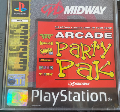 Arcade Party Pak PS1 - kuin uusi
