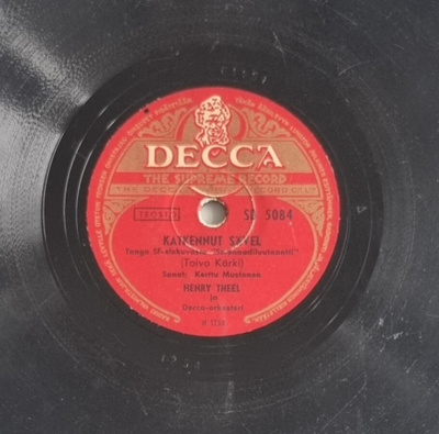 Savikiekko 1949 - Henry Theel / Ossi Estelä - Decca SD 5084
