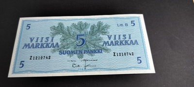 5mk 1963 Litt.B, ALE-Leh, Z-sarjaa, KL 9-10