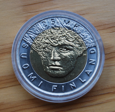 25 mk Lahti hiihdon MM-kisat 2001 juhlaraha