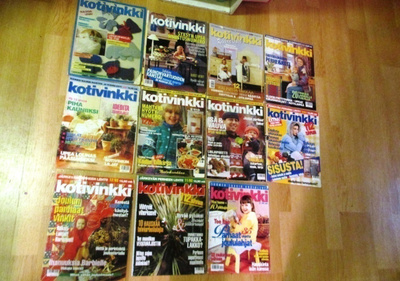 Kotivinkki- lehtiä.0,80€ kpl