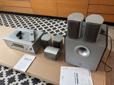 5.1 kotiteatteri Sony+Audio pro