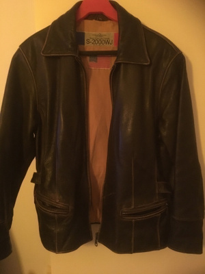 S -2000WJ leather jacket koko 38 unisex takki