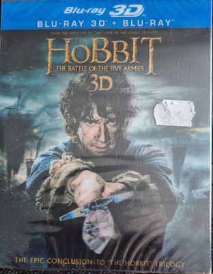 Hobitti Viiden armeijan taistelu 3D  -Blu-Ray