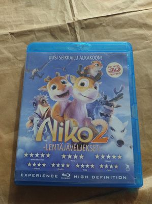 Niko 2 lentäjäveljekset 3D (Bluray)
