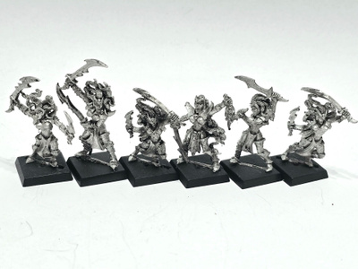 WHFB - 6kpl Dark Elf Witch Elves [B8]