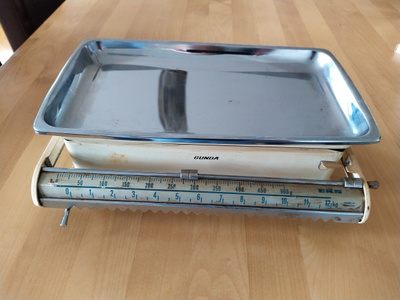 Retro vaaka, keittiövaaka 70-luku