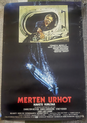 ELOKUVAJULISTE MERTEN URHOT / GRAY LADY DOWN