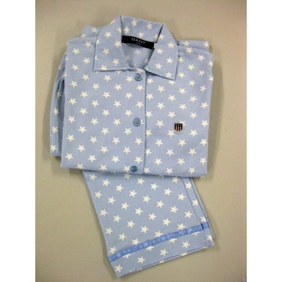 GANT vaaleansininen TÄHTI PYJAMA koko 6 yrs, ovh 135 €, UUSI