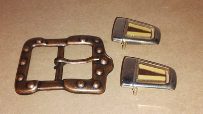 VYÖN SOLKI 3kpl vintage belt buckle