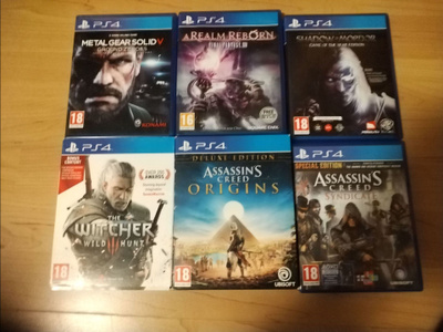 Ps 4 pelit 6kpl