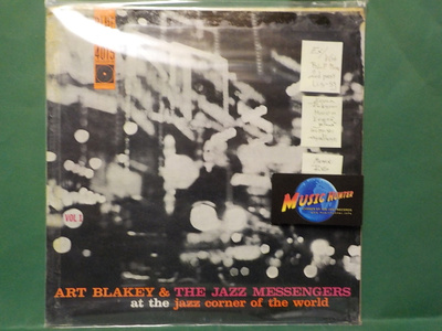 ART BLAKEY - AT THE JAZZ CORNER OF THE WORLD EX/VG+ LP