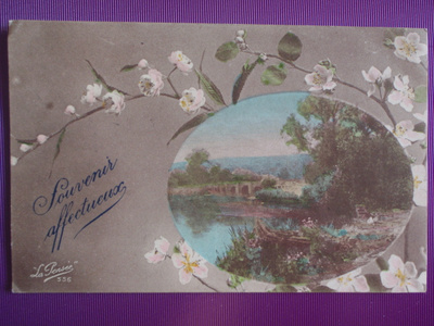 Siltamaisema ovaalissa WANHA 1918