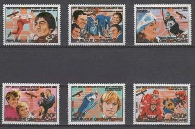 (S0162) CENTRAL AFRICA, 1984 (Winter Olympic Games). MNH**