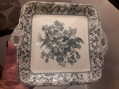 Vanha Mason's posliini tarjotin