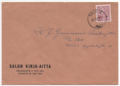 Firmakuori Salo Salon Kirja-aitta