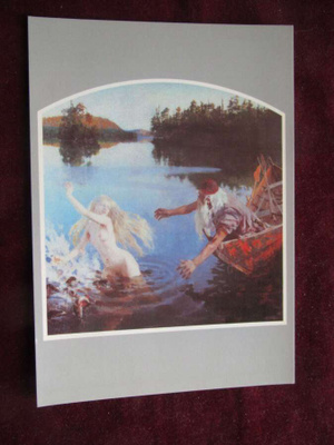 Aino-triptyykki. Postikortti