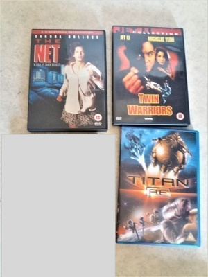 Englantilaisia dvd elokuvia 0,20€/kpl
