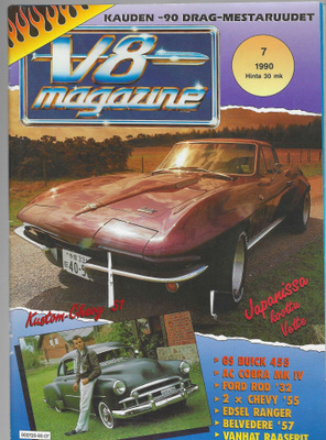 7/1990 V8 MAGAZINE SIS. KESKIAUKEAMAN HYVÄ KOKONAISUUS