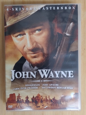 John Wayne 4 elokuvan DVD box