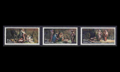 Malta 559-61 ** Joulu (1977)