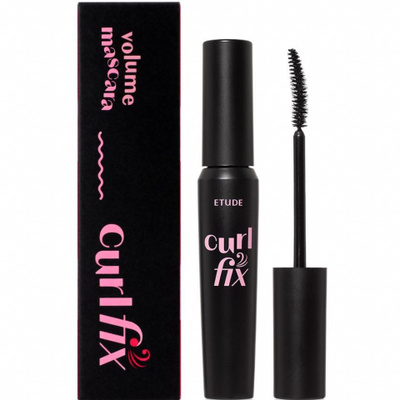 Etude Curl Fix Volume Mascara 8g sävy 04 Black ripsiväri