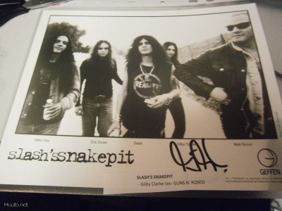 SLASH SNAKEPIT B/W PROMOKUVA CLARKEN NIMMARILLA