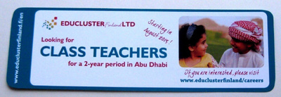 Class teachers Abu Dhabi kirjanmerkki