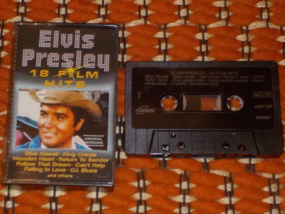 C-kasetti - ELVIS - 18 Film Hits - rockabilly EX+