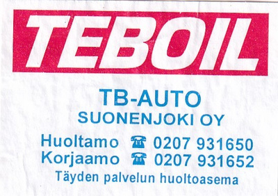 TB - Auto. Suonenjoki Oy   6/6