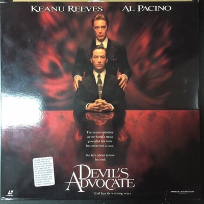 Devil's Advocate LaserDisc