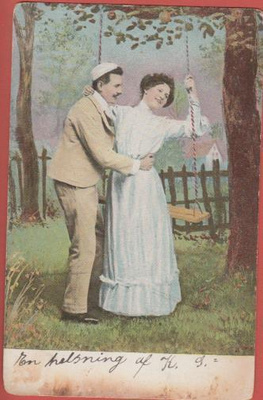 Pariskunta ja keinu