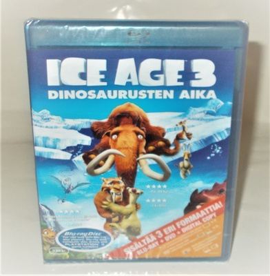 ICE AGE 3: DINOSAURUSTEN AIKA  (UUSI) BD/DVD