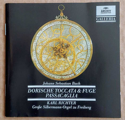 BACH • RICHTER: Dorische Toccata & Fuge et al, RI RM CD 198?